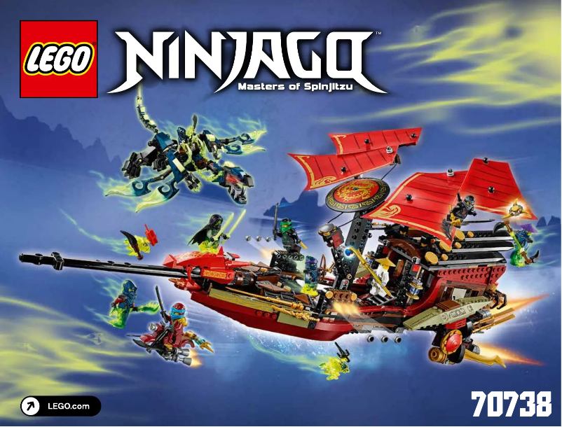Page n°1 - Manuel utilisateur Lego Ninjago 70738