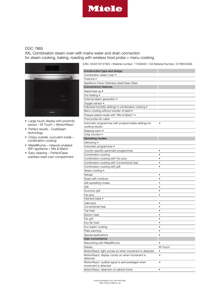 Image de la première page du manuel de l'appareil DGC 7865