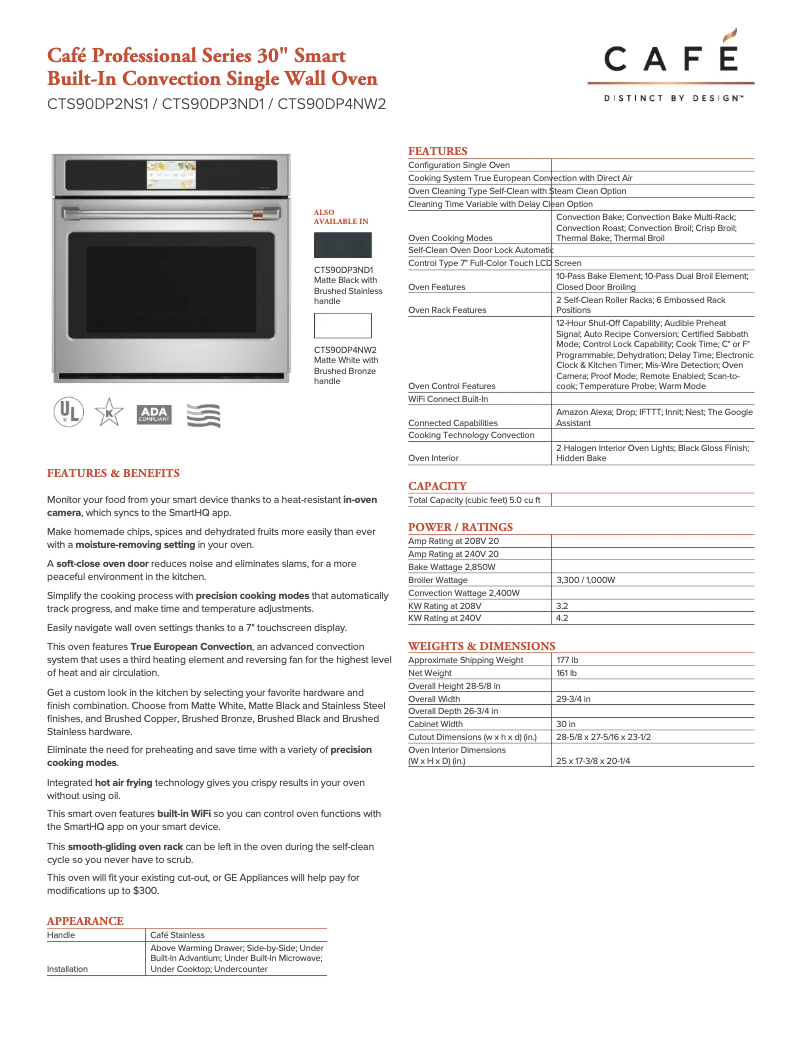 Image de la première page du manuel de l'appareil CTS90DP2NS1