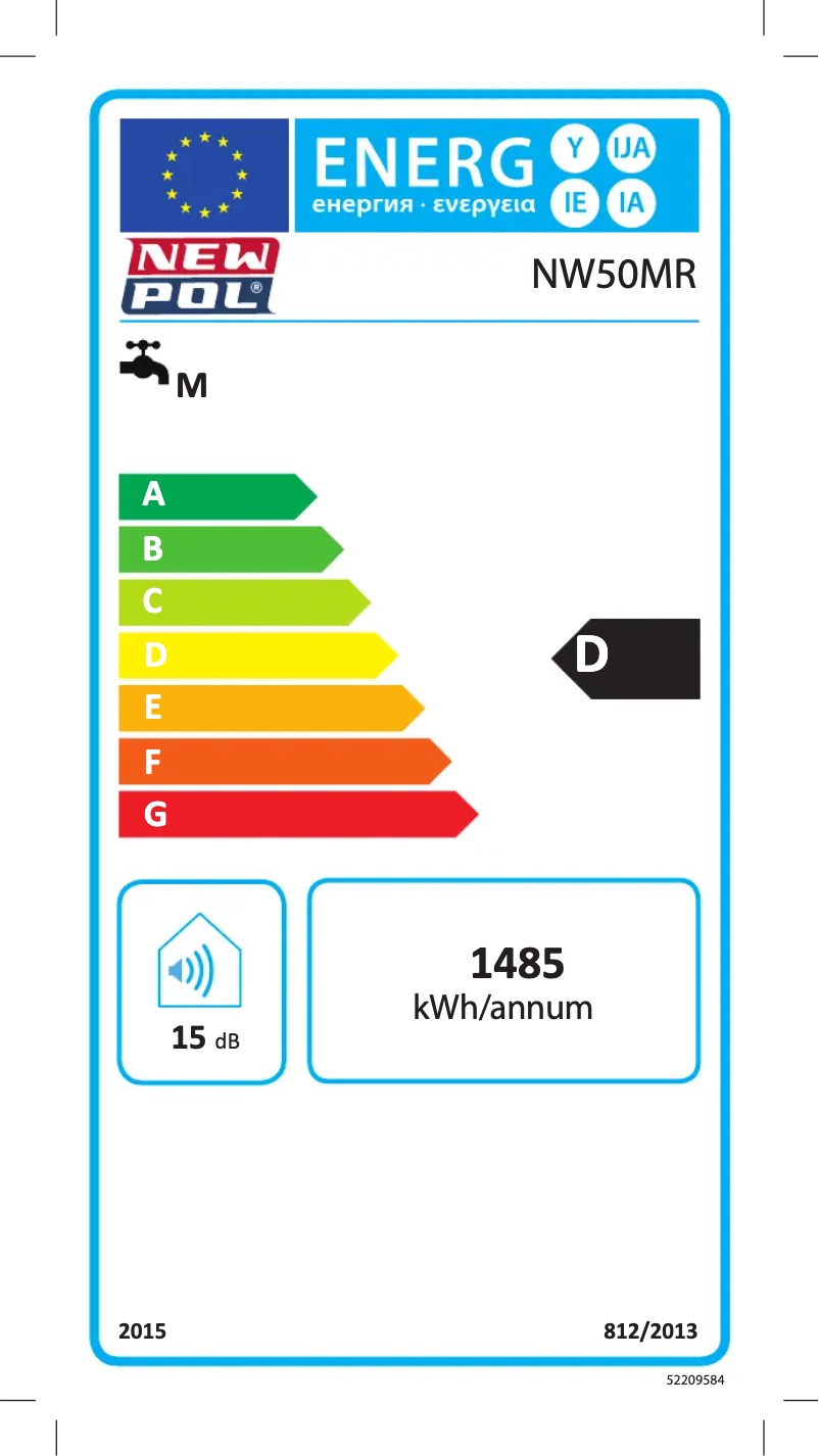 Page 1 de la notice Manuel utilisateur New Pol NW50MR