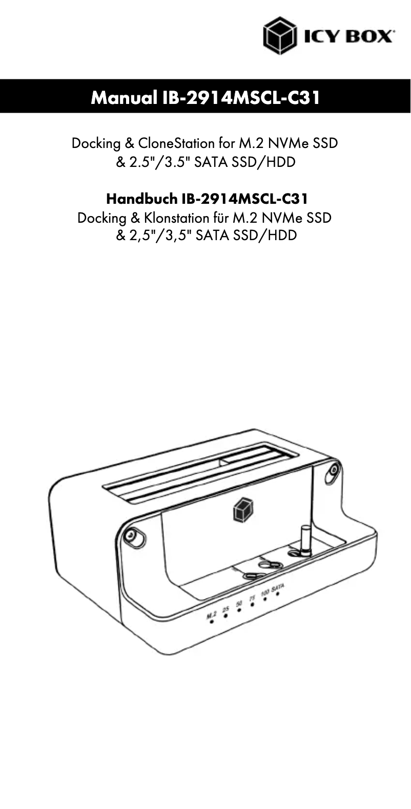 Image de la première page du manuel de l'appareil IB-2914MSCL-C31