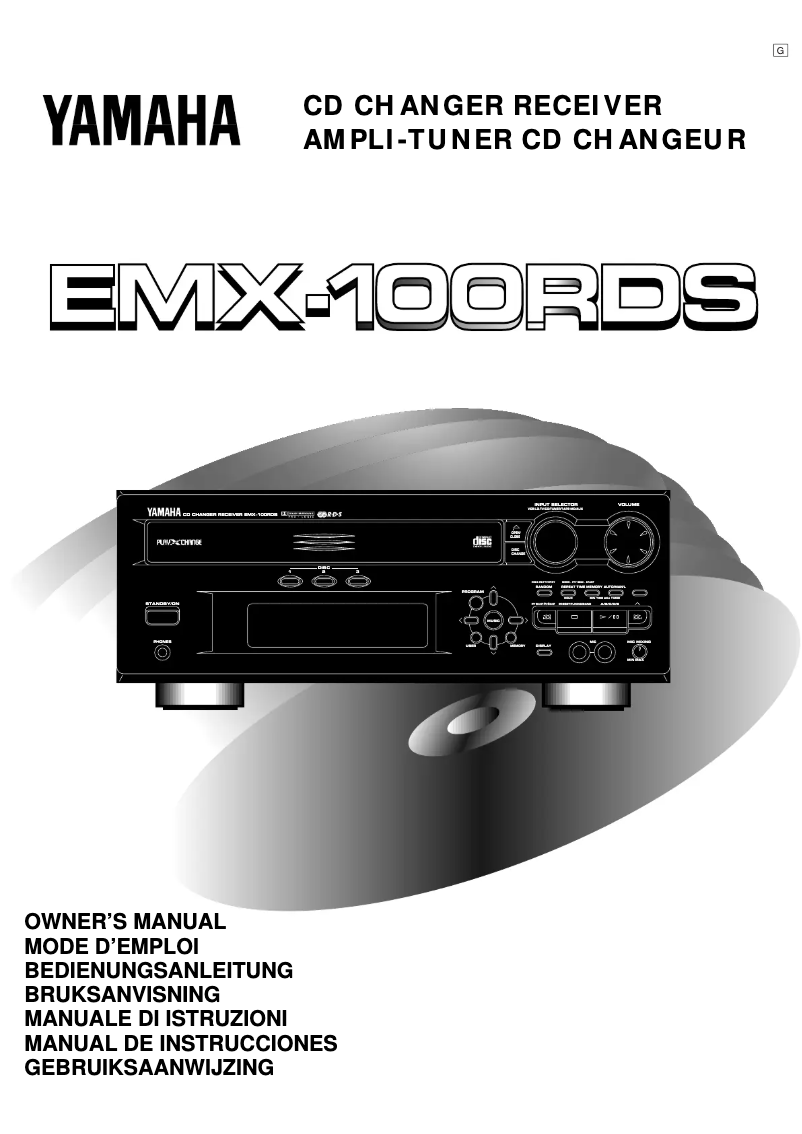 Imagen de la primera página del manual del dispositivo EMX-100RDS