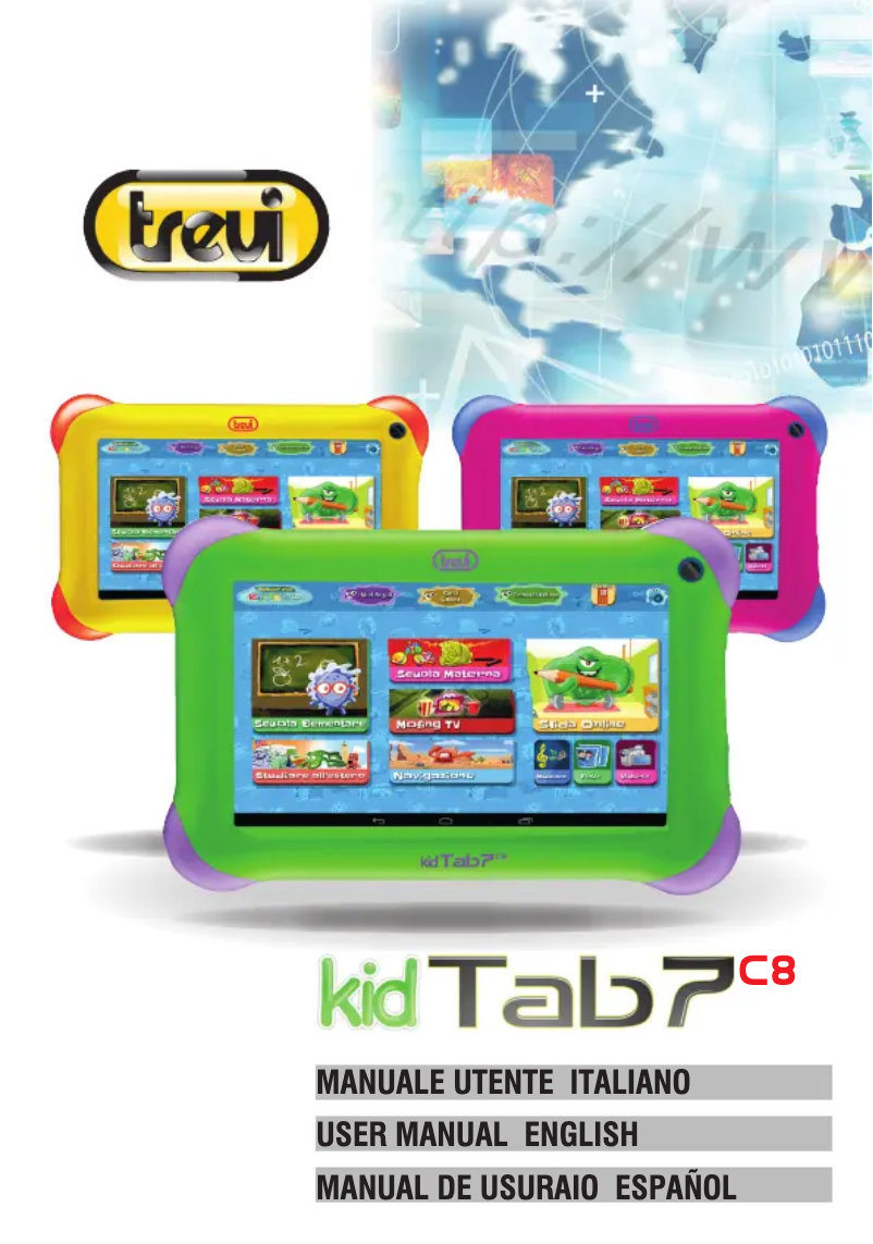 Image de la première page du manuel de l'appareil Kids 7 C8