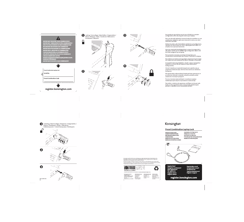 Page n°1 - Manuel utilisateur Kensington K64674WW