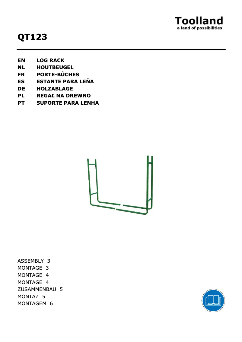 Image de la première page du manuel de l'appareil QT123