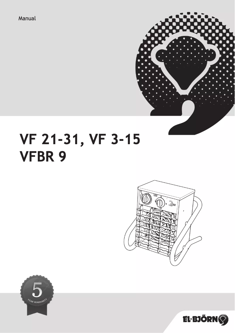 Página 1 del manual Manual de usuario El-Björn VF 15T