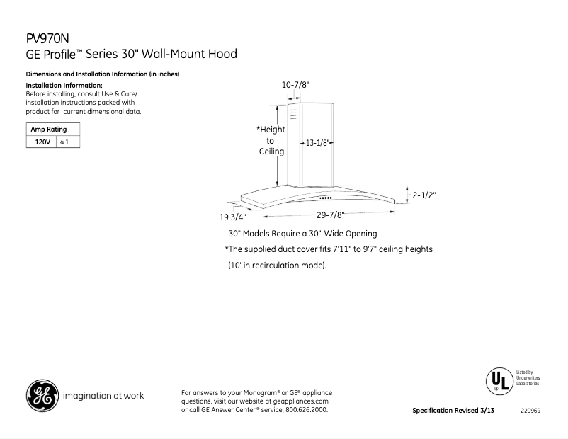 Image de la première page du manuel de l'appareil PV970NSS