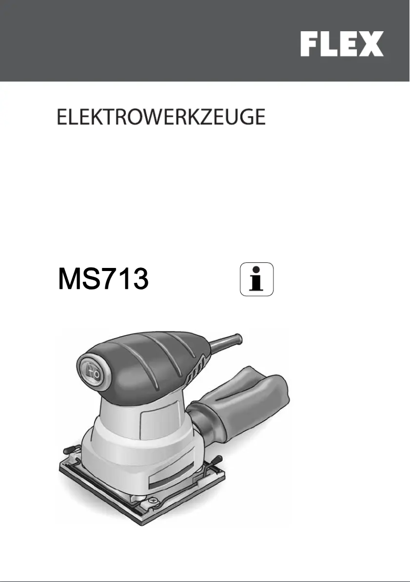 Image de la première page du manuel de l'appareil MS713