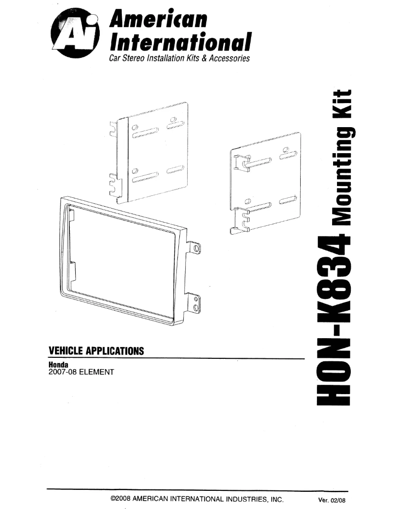 Page n°1 - Manuel utilisateur American International HONK834