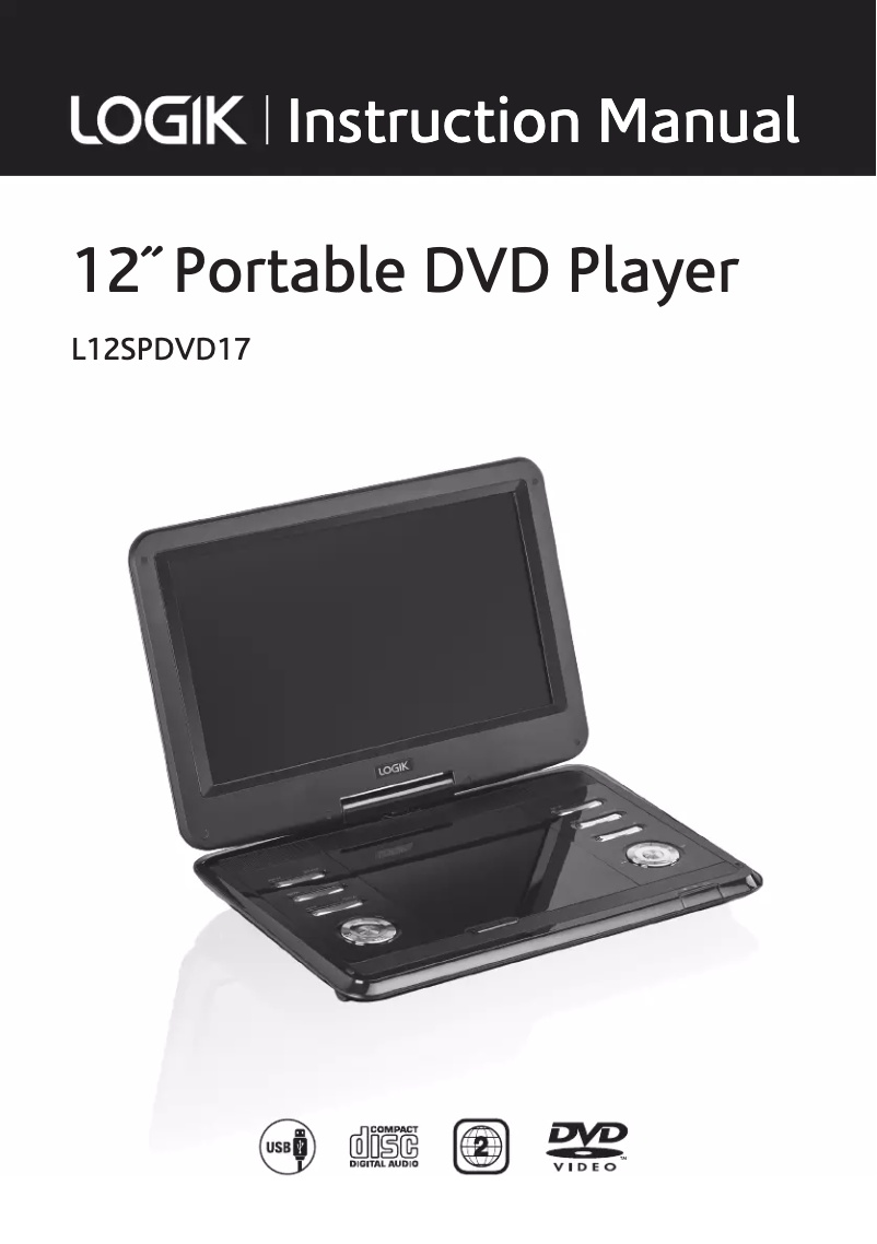Page 1 de la notice Manuel utilisateur Logik L12SPDVD17