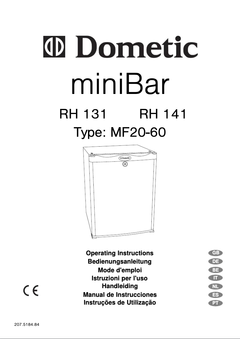 Página 1 del manual Manual de usuario Dometic RH 131 D