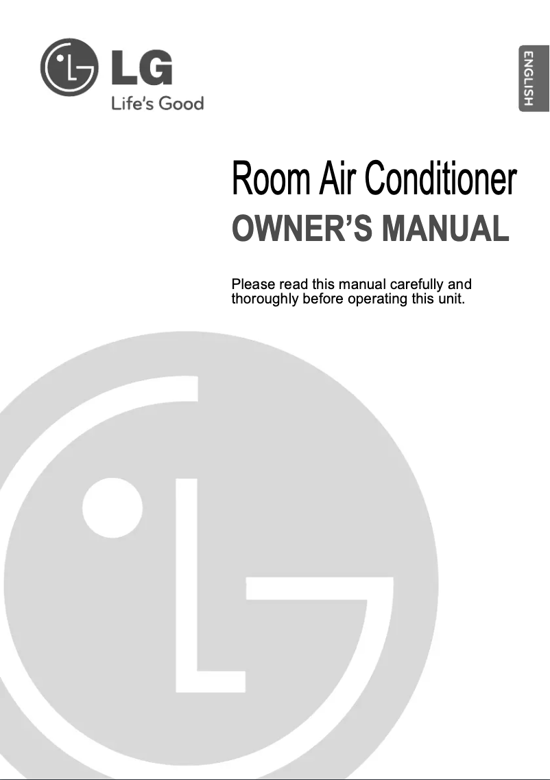 Page 1 of the manual User Manual LG LSA5QW2VF7