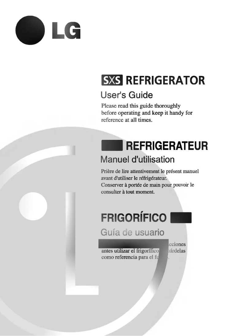 Página 1 del manual Manual de usuario LG GR-B197DLC