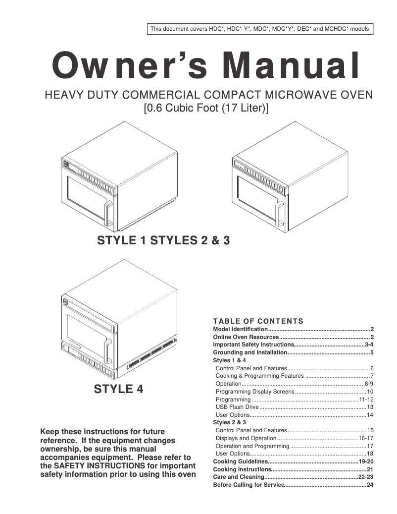 Page 1 de la notice Manuel utilisateur ACP HDC10Y15