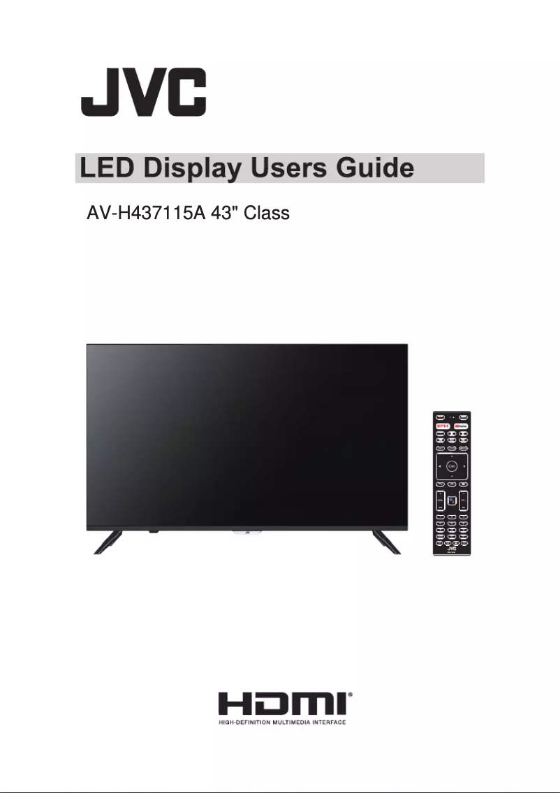 Image de la première page du manuel de l'appareil AV-H437115A