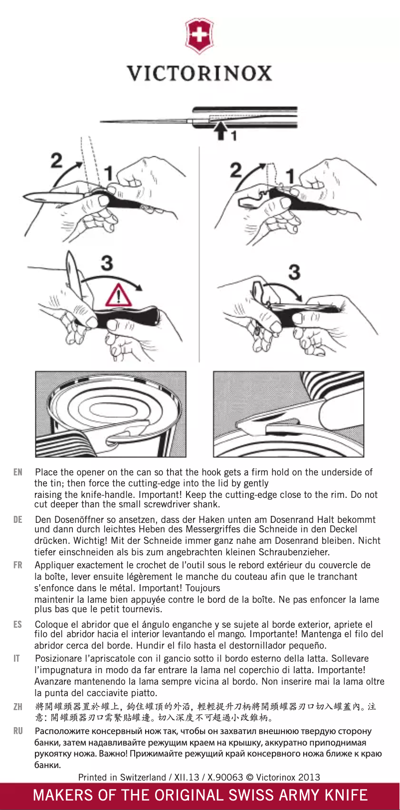 Image de la première page du manuel de l'appareil Forester One Hand
