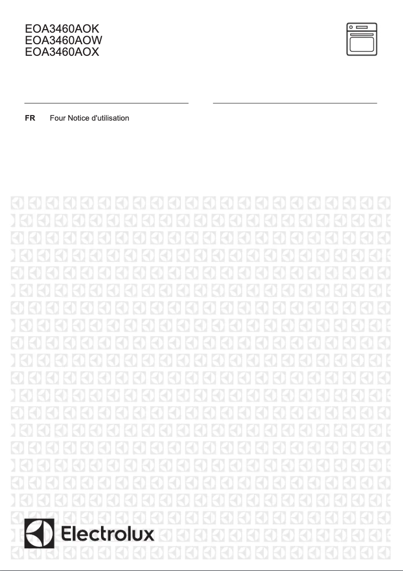 Page n°1 - Manuel utilisateur Electrolux EOA3460AOK