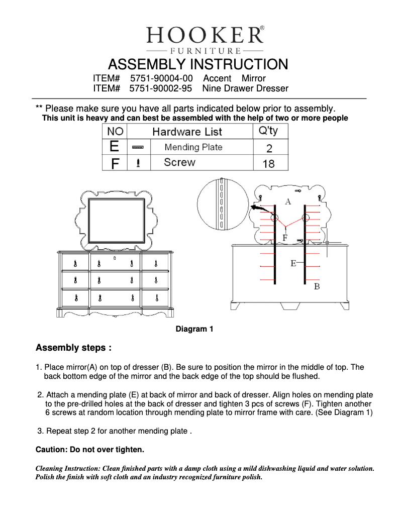 Página 1 del manual Manual de usuario Hooker 5751-90004-00