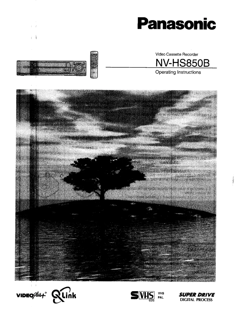 Page 1 de la notice Manuel utilisateur Panasonic NV-HS850B