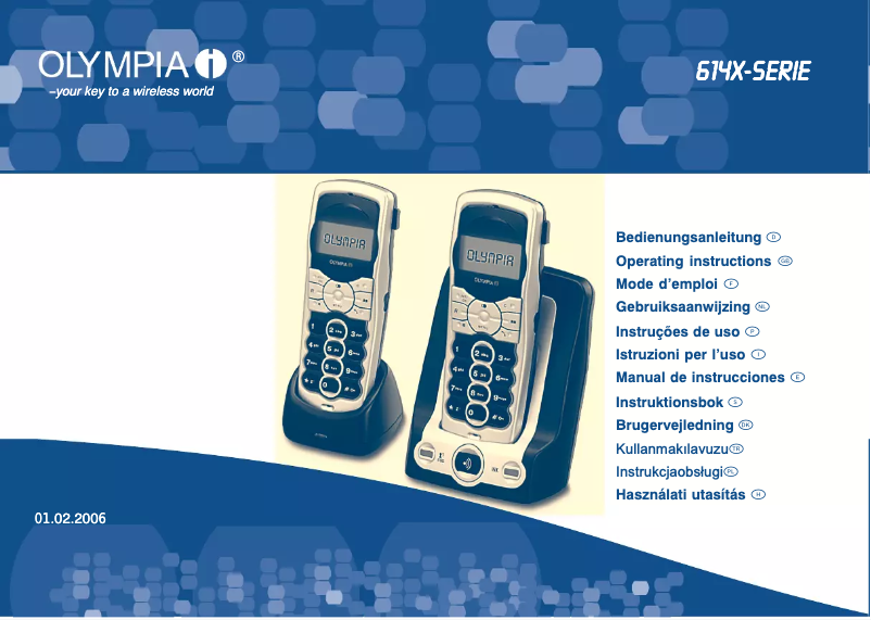 Página 1 del manual Manual de usuario Olympia Dect 6142 duo