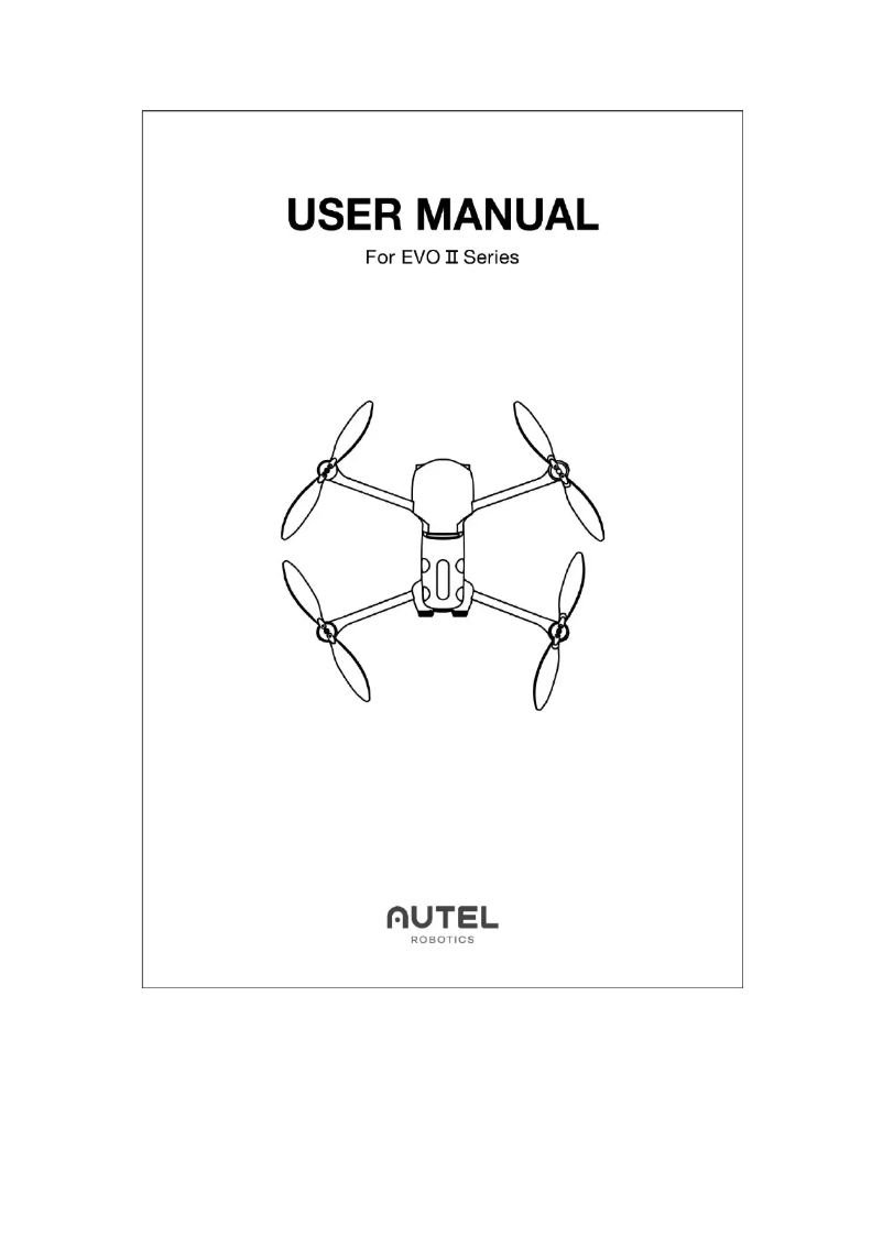 Page 1 de la notice Manuel utilisateur Autel EVO II Pro V2