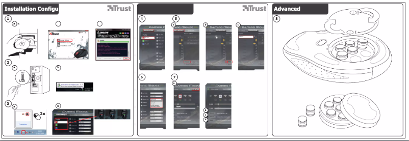 Page n°1 - Manuel utilisateur Trust GXT 33
