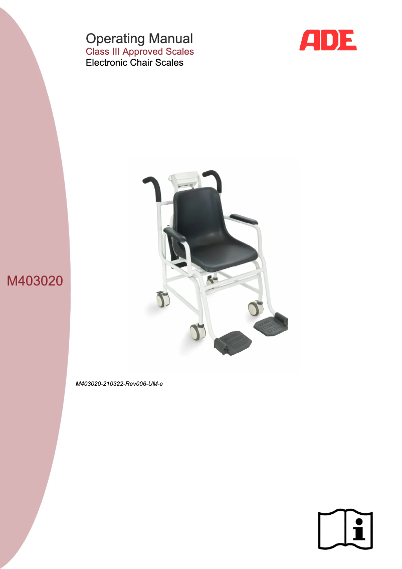 Página 1 del manual Manual de usuario ADE M403020