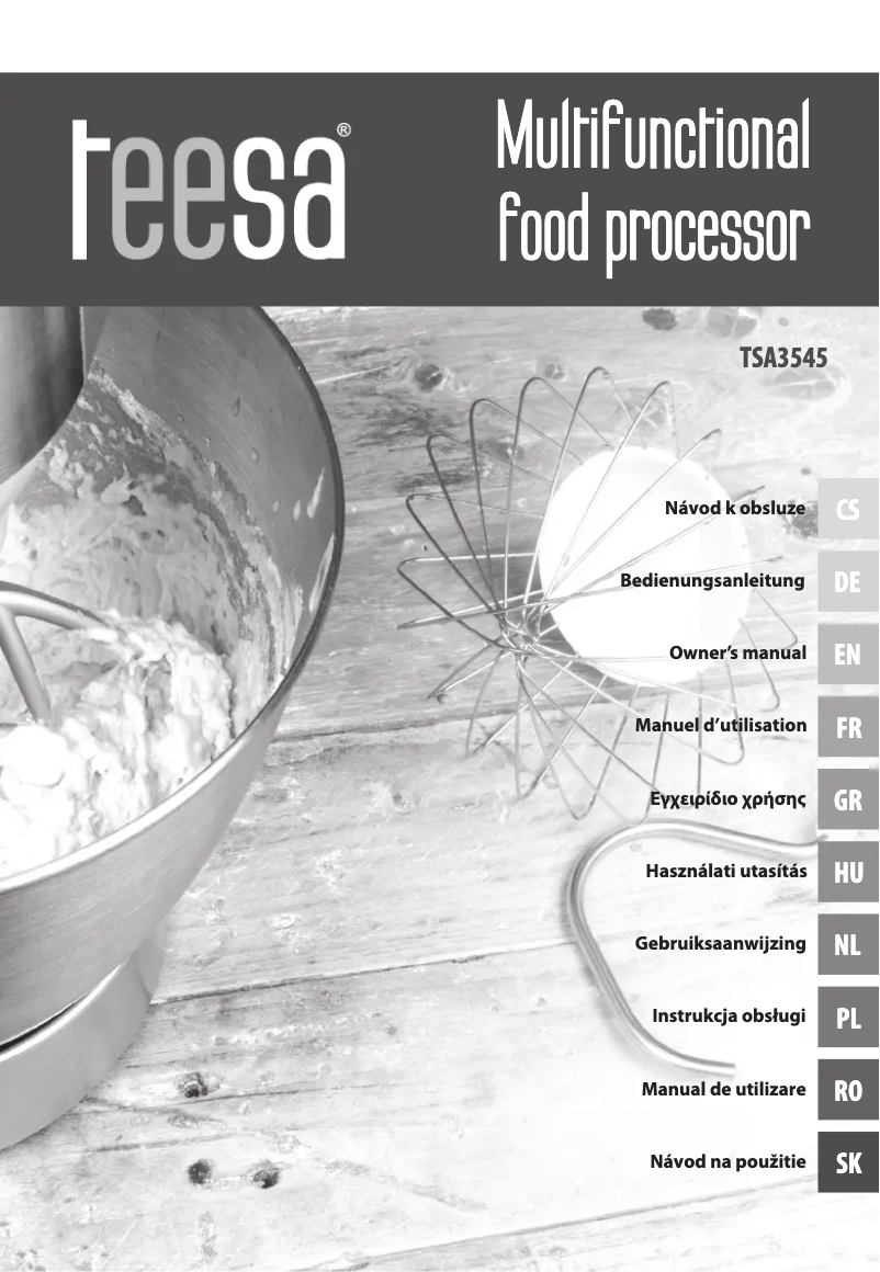 Page 1 de la notice Manuel utilisateur Teesa TSA3545