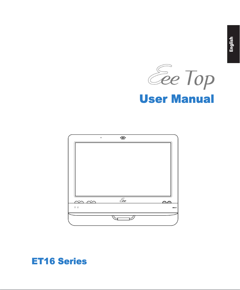 Page n°1 - Manuel utilisateur Asus EeeTop ETP1602