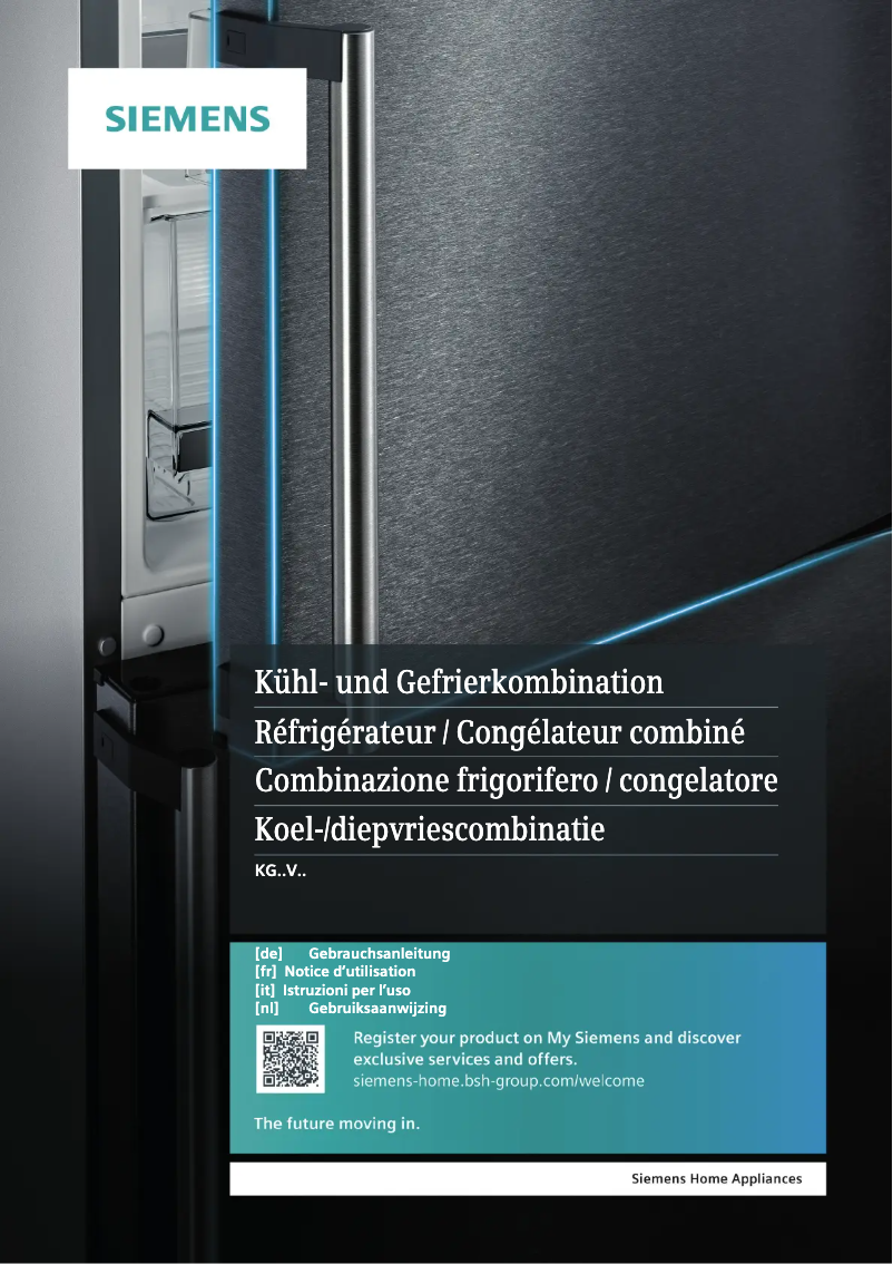 Page n°1 - Manuel utilisateur Siemens iQ300 KG33VVLEA