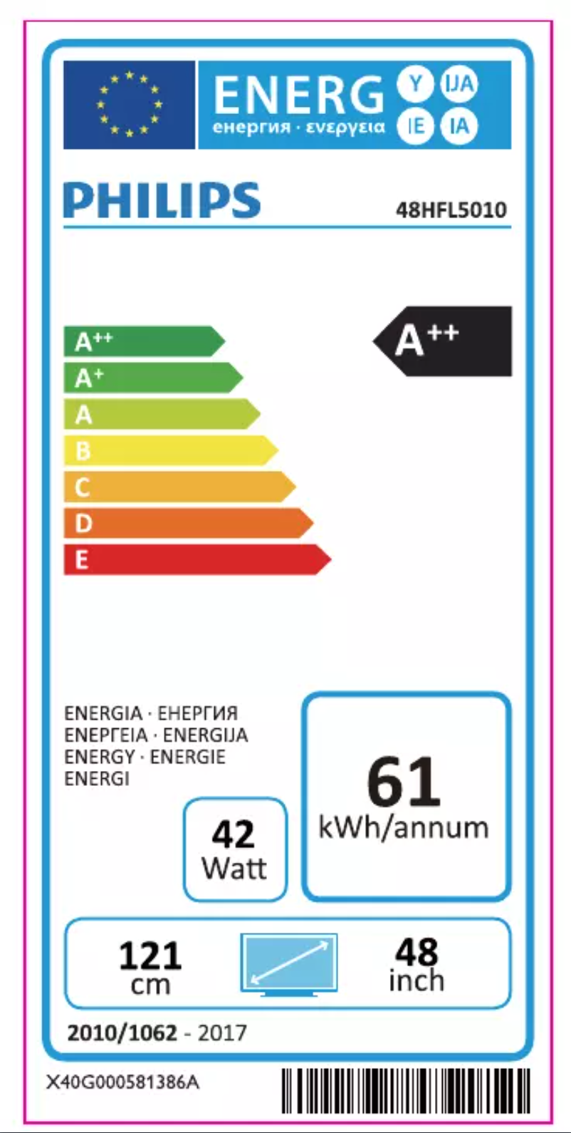 Image de la première page du manuel de l'appareil 48HFL5010T