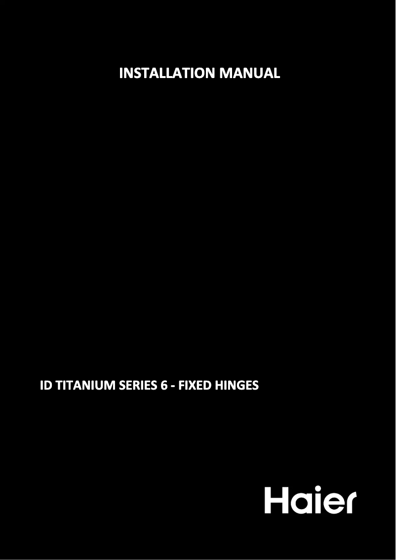 Image de la première page du manuel de l'appareil HBW7518CF