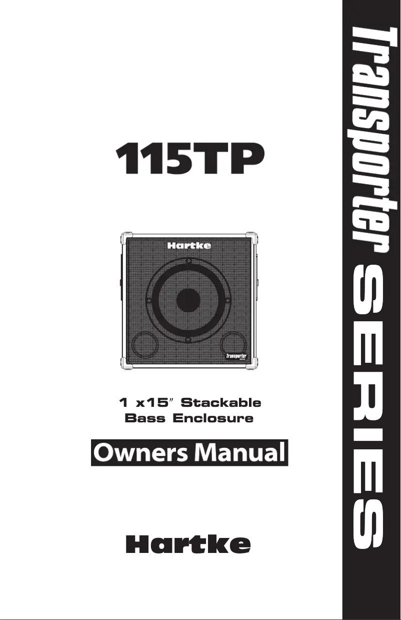 Page n°1 - Manuel utilisateur Hartke 115TP