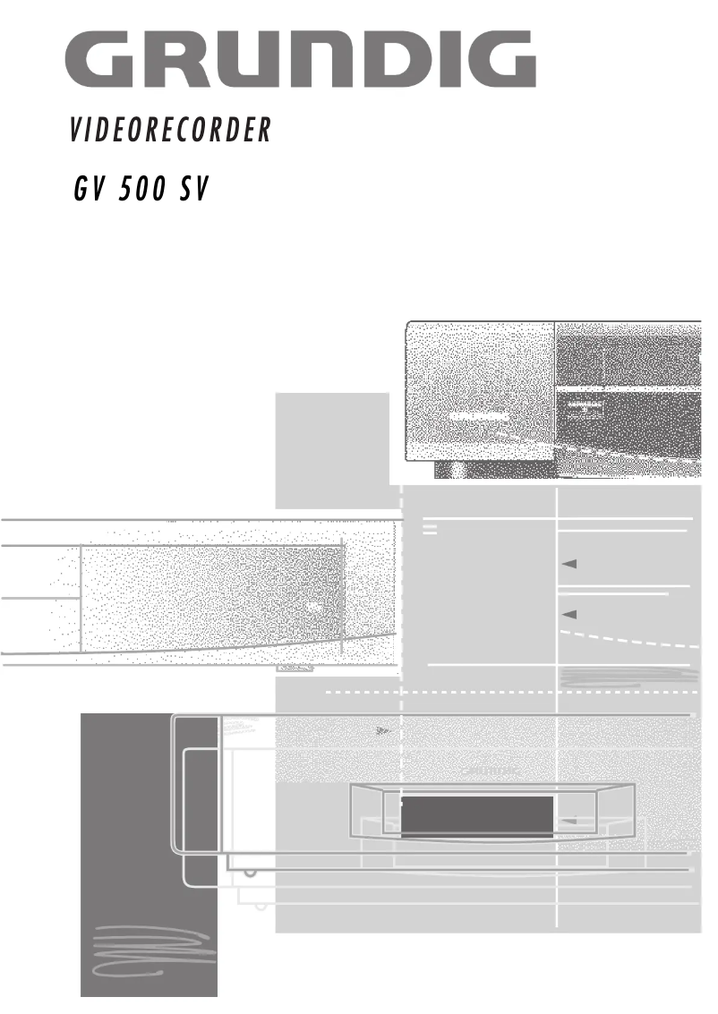 Page n°1 - Manuel utilisateur Grundig GV 500
