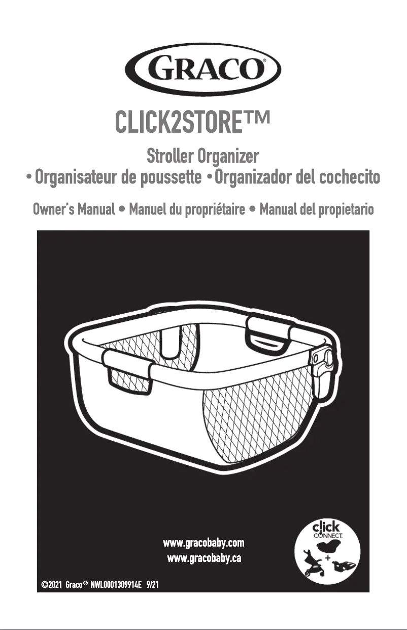 Page n°1 - Manuel utilisateur Graco Click2Store