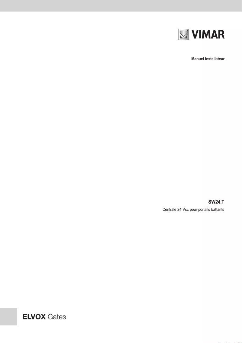 Page 1 de la notice Manuel utilisateur Vimar ELVOX EK06