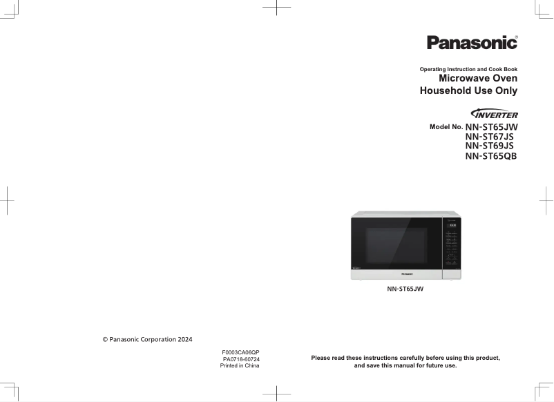 Página 1 del manual Manual de usuario Panasonic NN-ST65QB