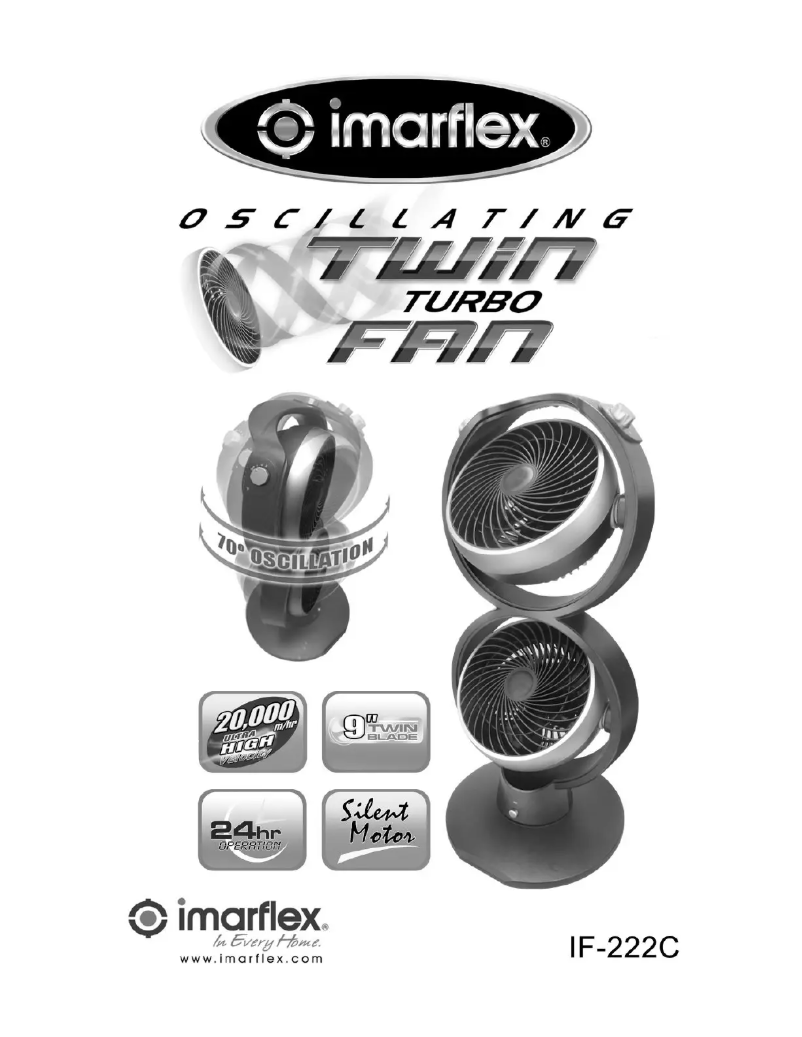 Page 1 de la notice Manuel utilisateur Imarflex IF-222C