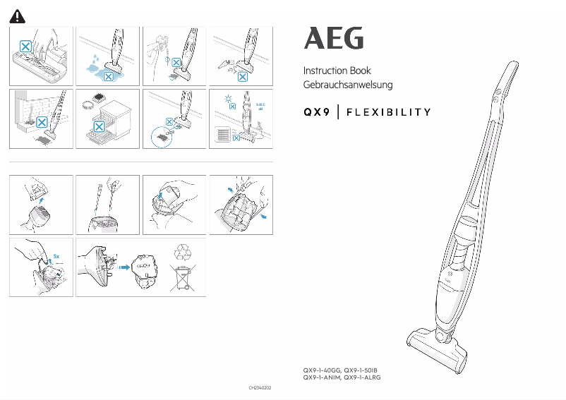 Page 1 de la notice Manuel utilisateur AEG QX9-1-ALRS