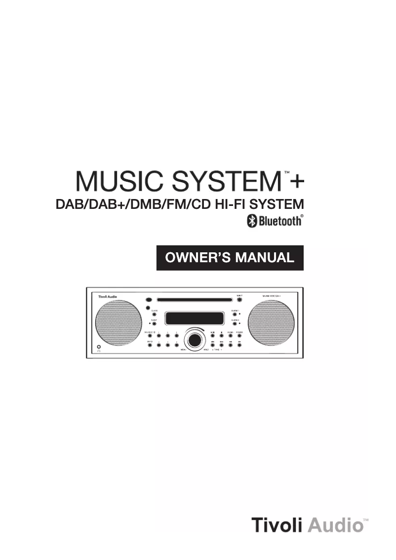 Página 1 del manual Manual de usuario Tivoli Audio Music System+