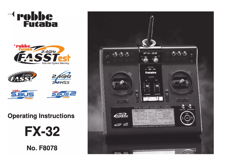 Page 1 de la notice Manuel utilisateur Robbe Futaba FX-32