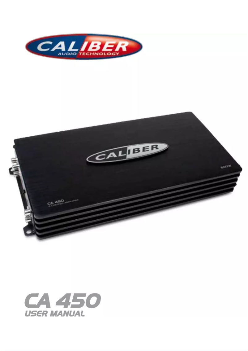 Page n°1 - Manuel utilisateur CoolMax CA-450