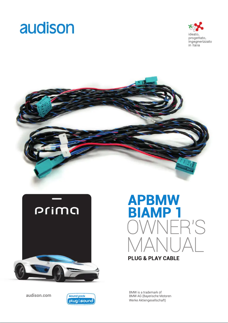 Page n°1 - Manuel utilisateur Audison Prima APBMW BIAMP 1
