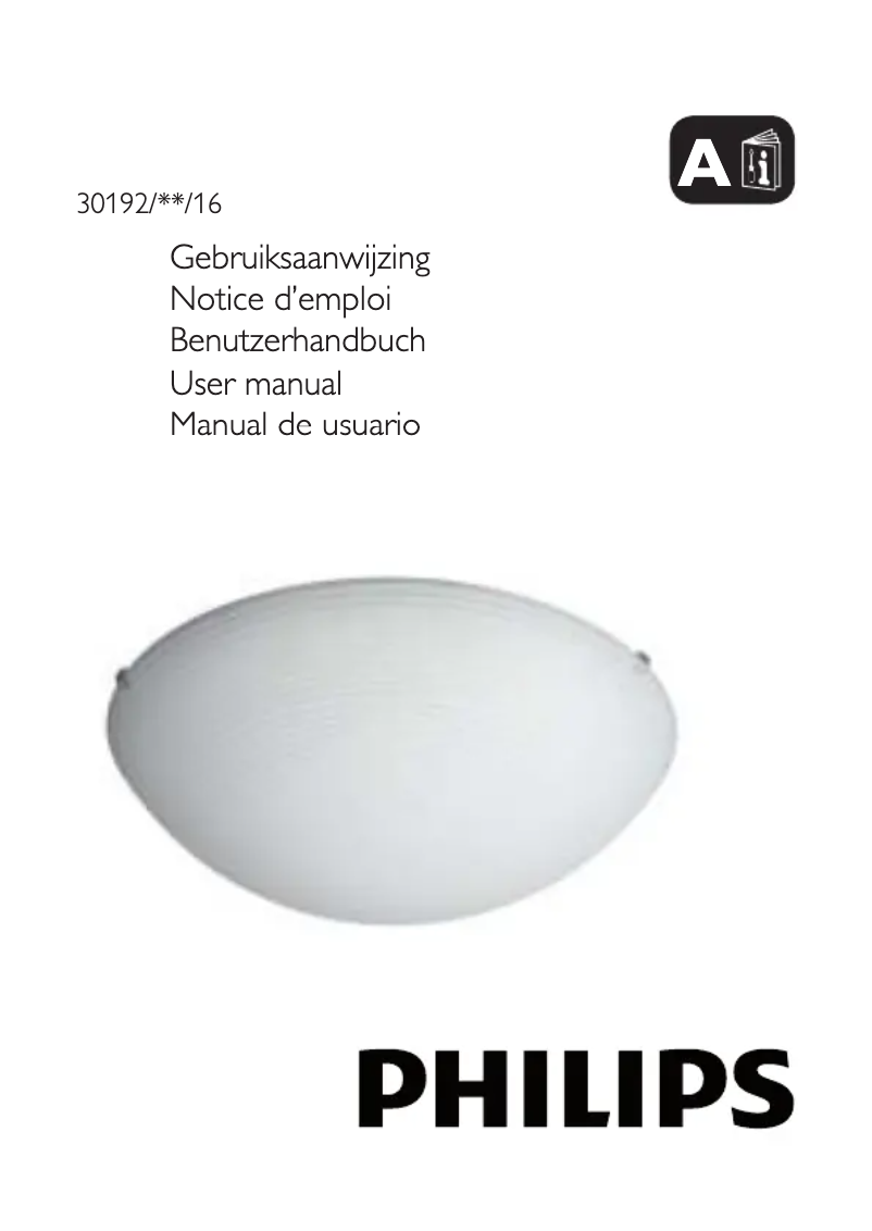 Page 1 de la notice Manuel utilisateur Philips MyLiving Fallow