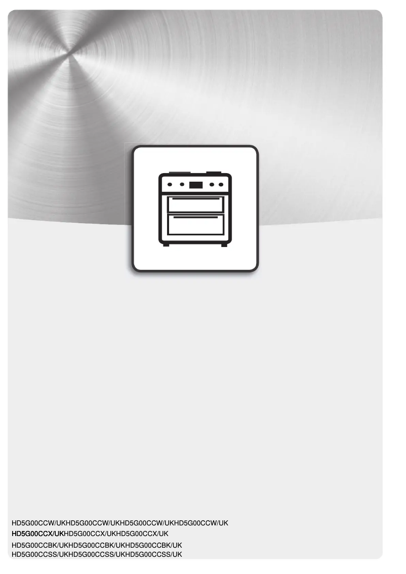 Image de la première page du manuel de l'appareil HD5G00CCW/UK