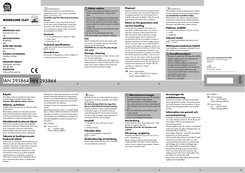 Imagen de la primera página del manual del dispositivo IAN 306796