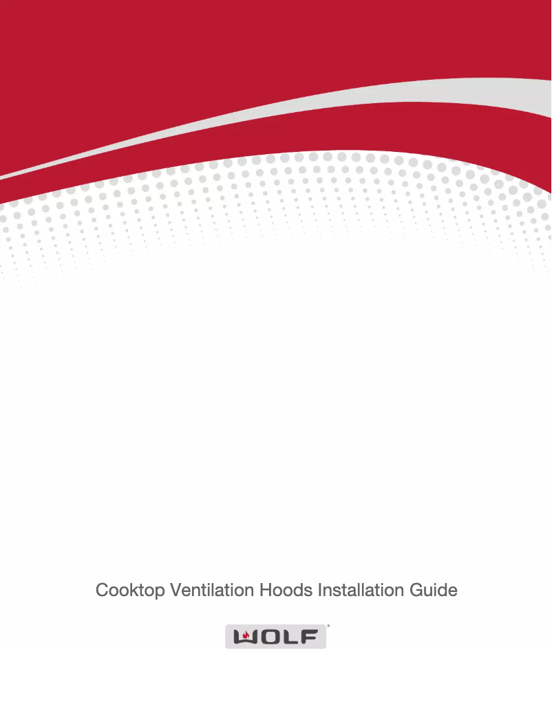 Page n°1 - Guide d'installation Wolf VI45G