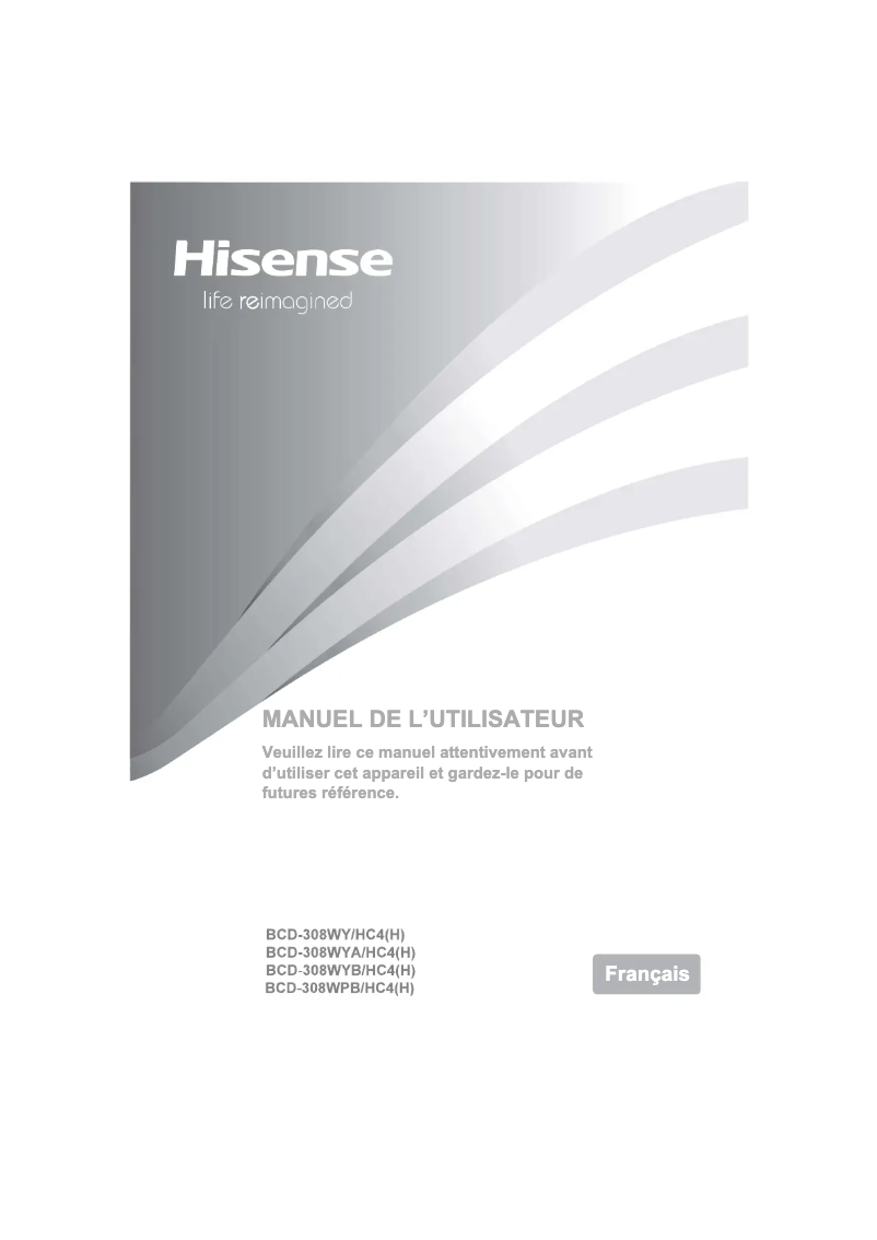 Page n°1 - Manuel utilisateur Hisense RB400N4AF2