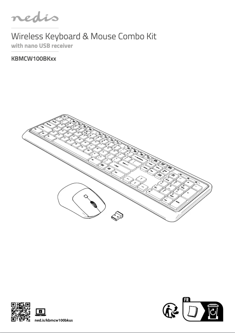 Page n°1 - Manuel utilisateur Nedis KBMCW100BKBE