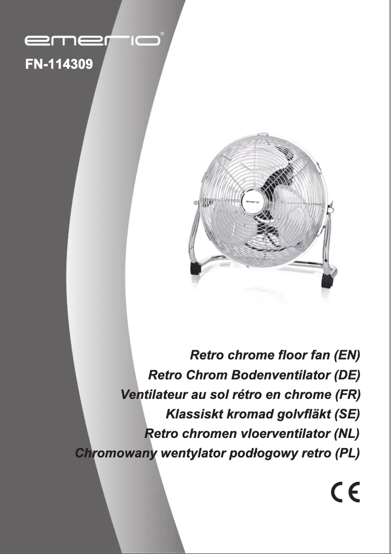 Page 1 de la notice Manuel utilisateur Emerio FN-114309